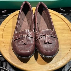 Clarks collection Tassel Brown Shoes Size 7.5